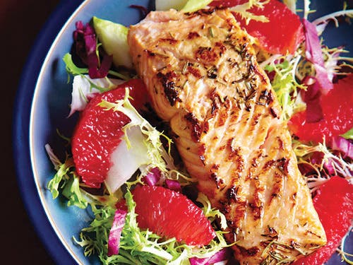 Salmon & Blood Orange Salad recipe