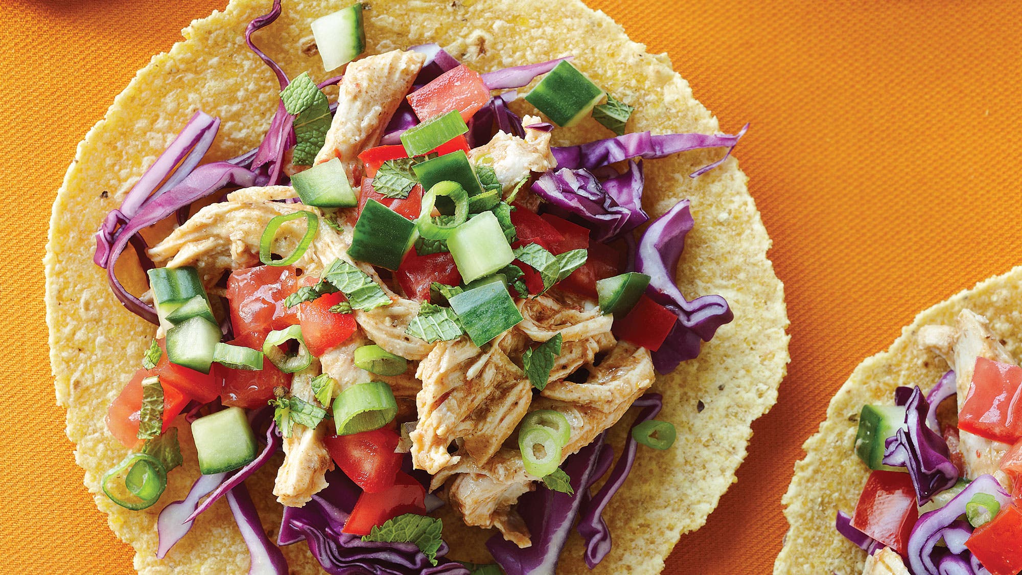 Thai-Chicken-Tacos Slow cooker Thai chicken tacos recipe