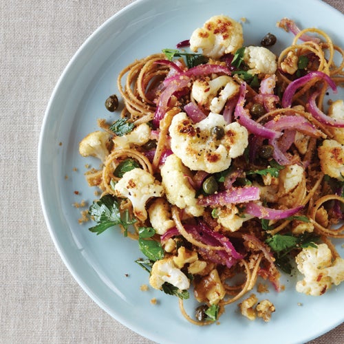 CauliflowerLinguine_Article Roasted Cauliflower Pasta Recipe