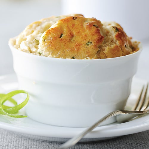 Chive Goat Cheese Soufflés