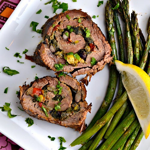 Pressure cooker stuffed discount flank steak recipes