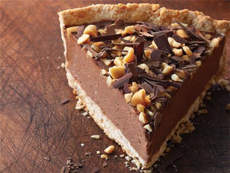 Chocolate Banana Freezer pie large Chocolate Banana Freezer Pie
