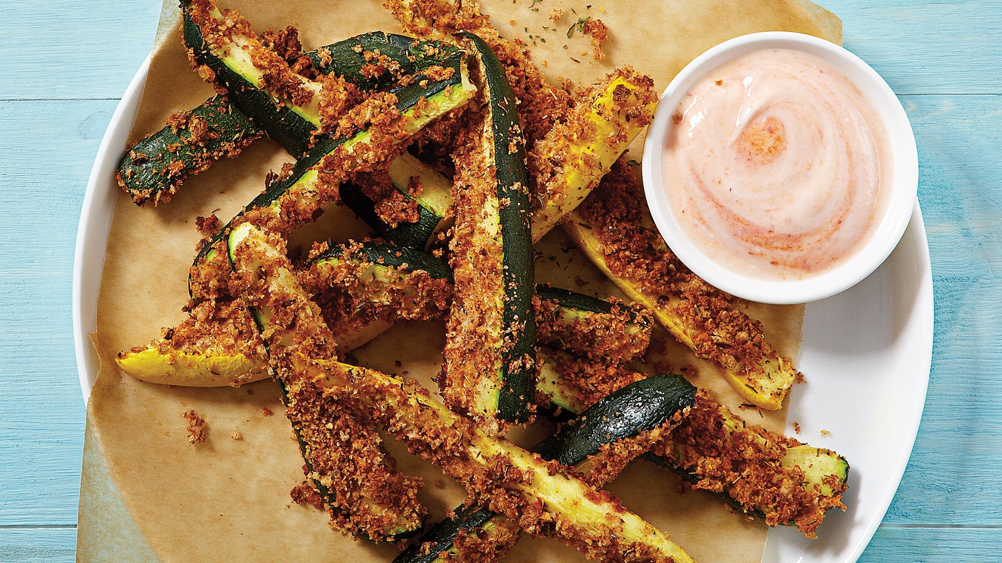 Oven-Fried Squash Spears