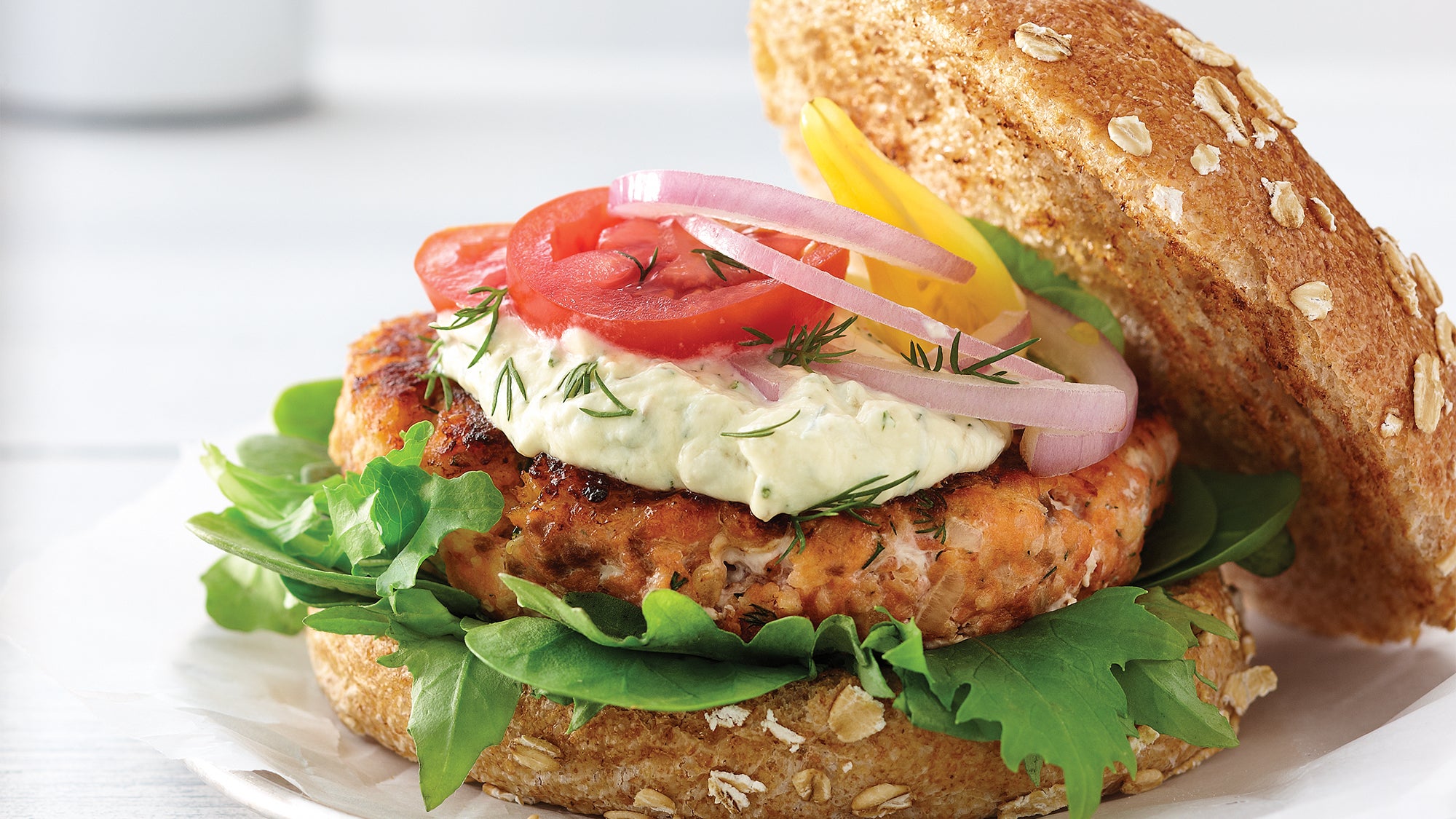 Salmon Burger 