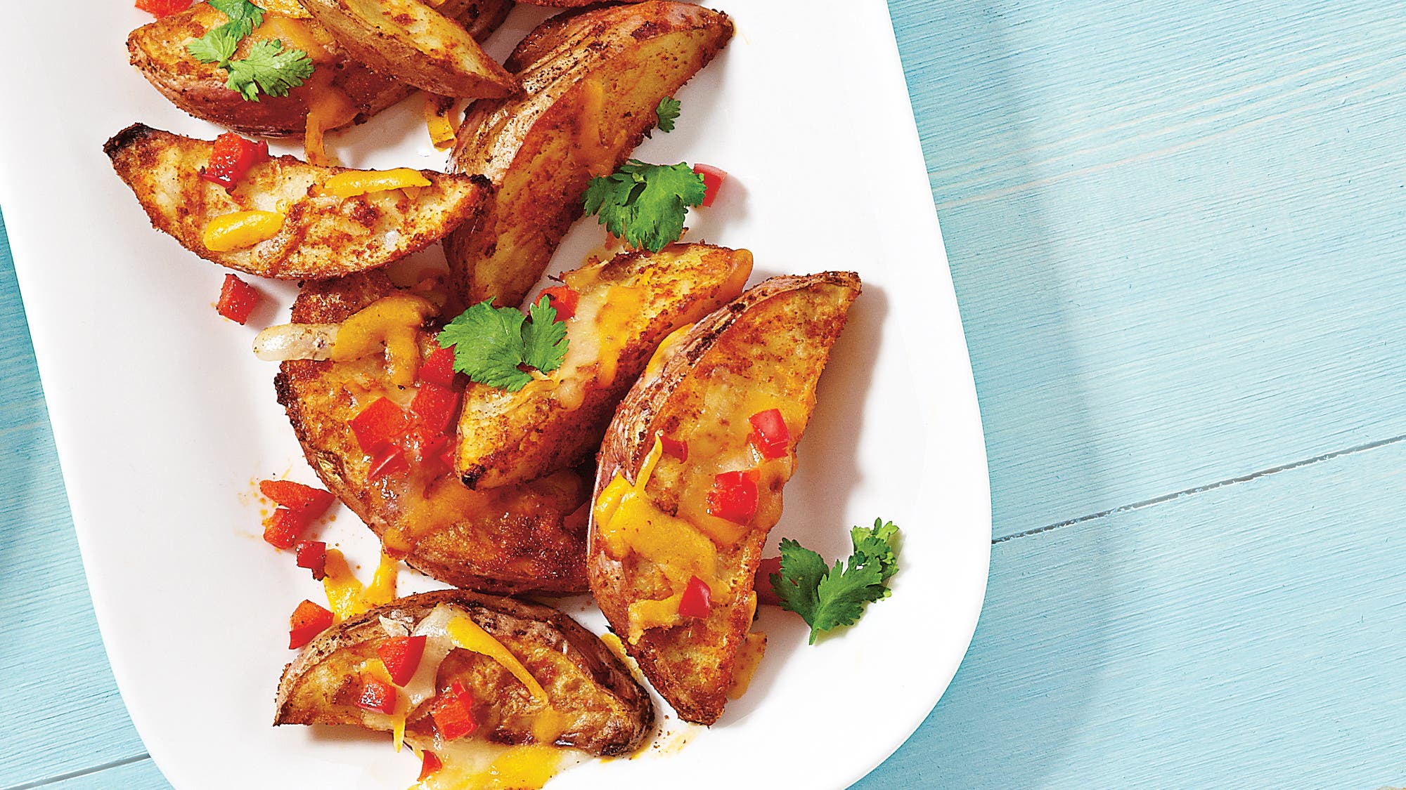 Southwestern Cheddar Steak Fries