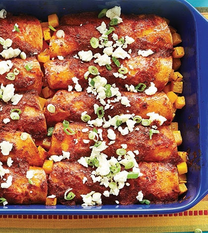 Butternut Squash Enchiladas