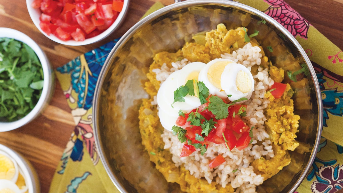 Indian Red Lentils and Rice - Clean Eating