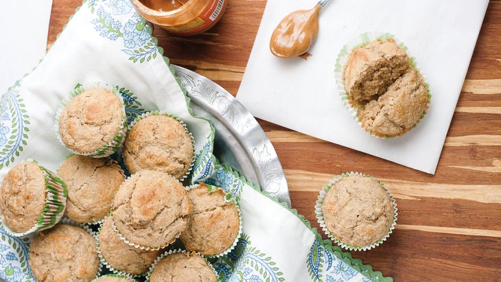 Peanut Butter Maple Banana Muffins Recipe