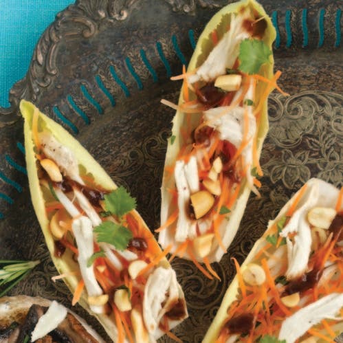 Thai Chicken Endive Boats
