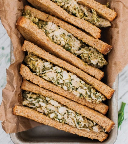 Chicken Salad Pesto Sandwiches image None