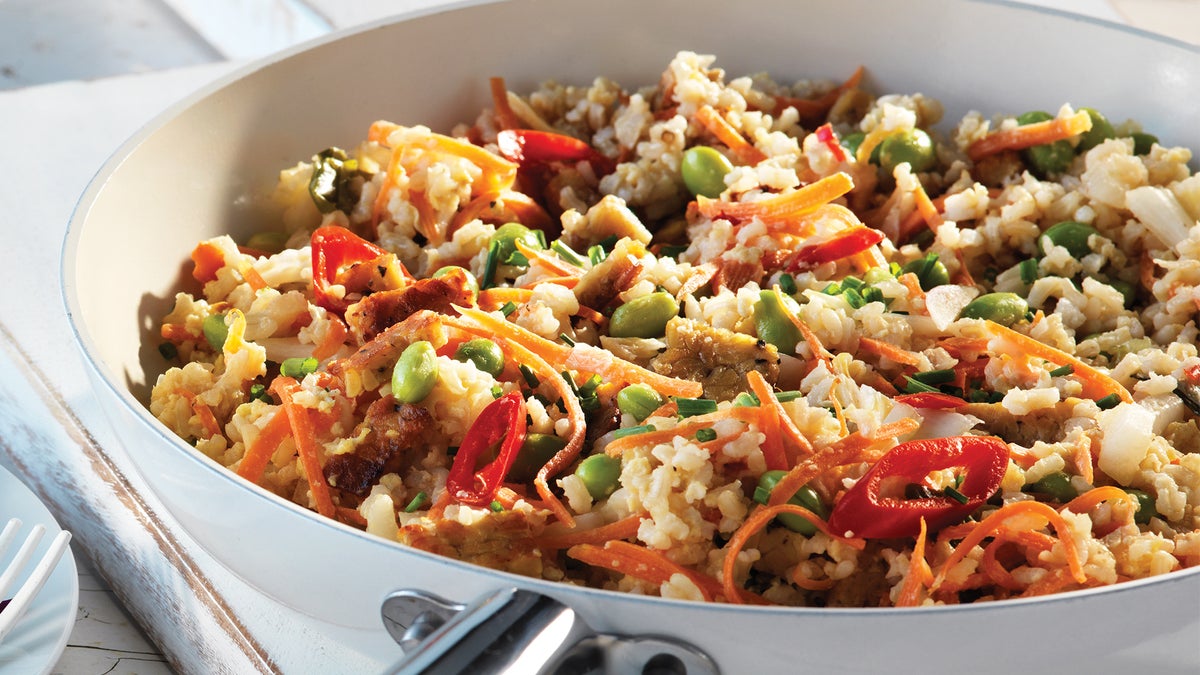 Kimchi Fried Rice with Tempeh Recipe Clean Eating