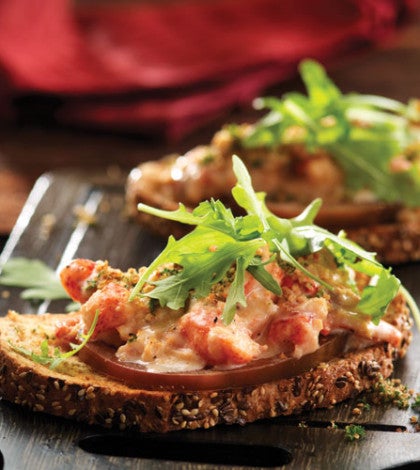 Open-Faced Lobster Thermidor Sandwiches image None