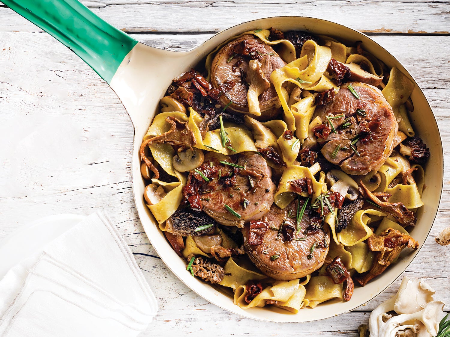 Wild Mushroom & Lamb Ragout Pappardelle Recipe