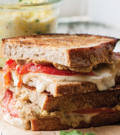 Southwest Panini with Cilantro Corn Gazpacho image None