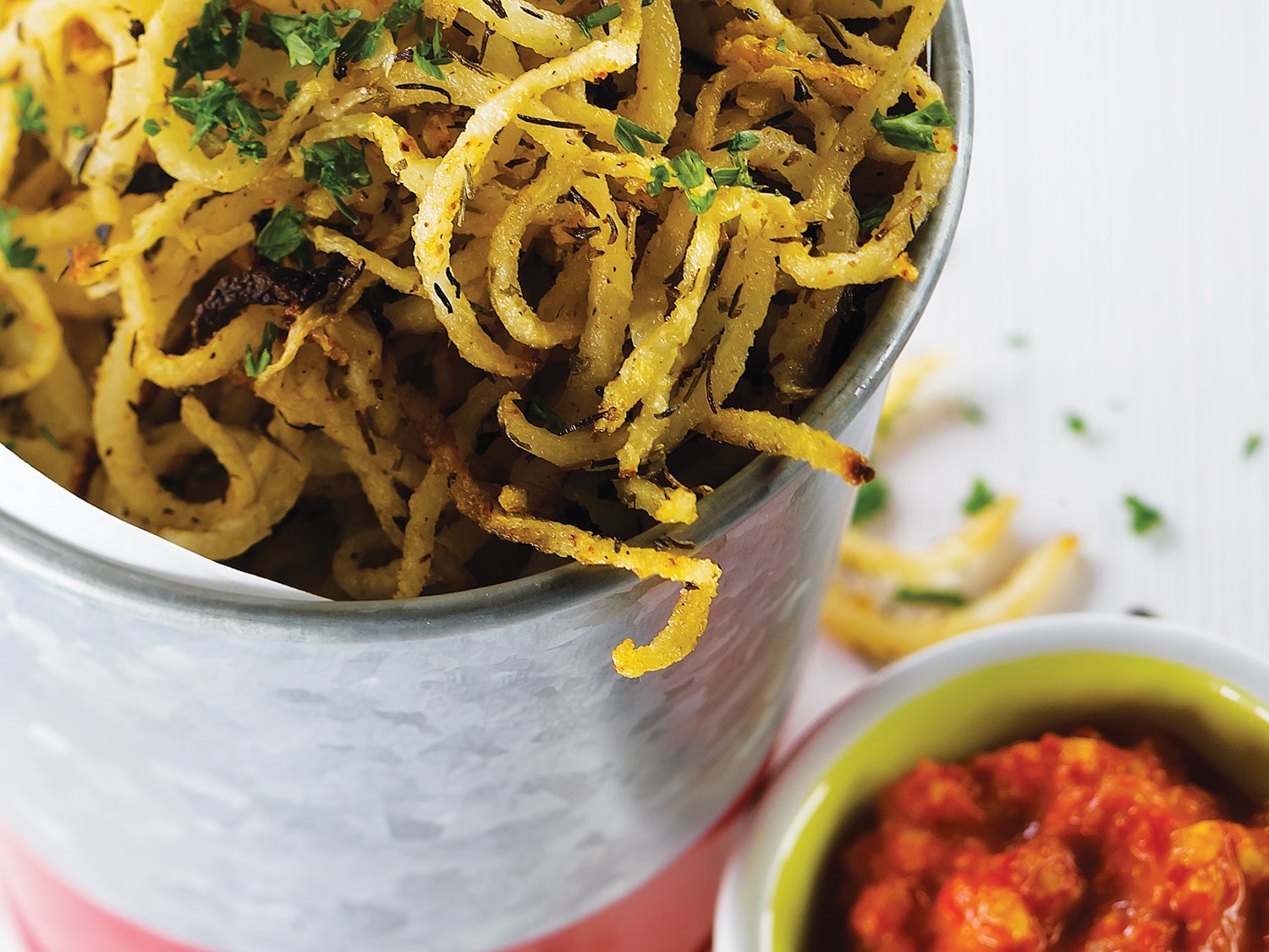 Crispy Baked Spiralized Fries - Inspiralized