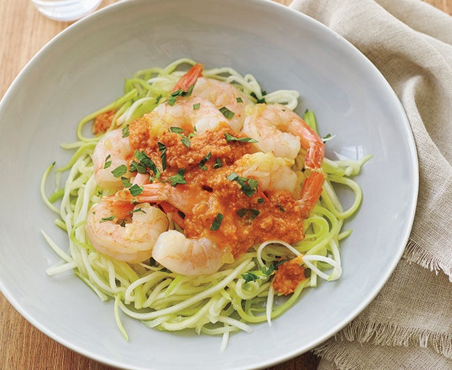 romesco-shrimp