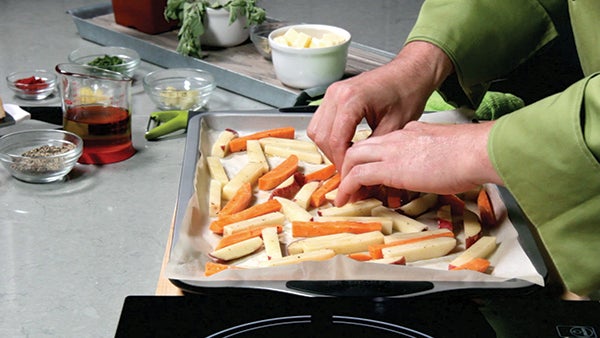James-Smith-prepares-potaotes Preparing healthy
