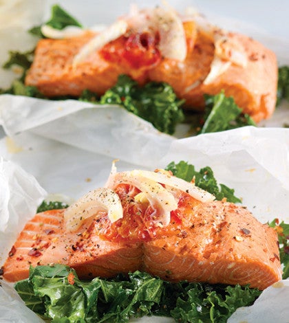 Salmon, Orange & Fennel Baked in Parchment image None