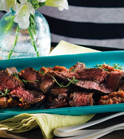 Spice-rubbed Grilled Flank Steak Recipe