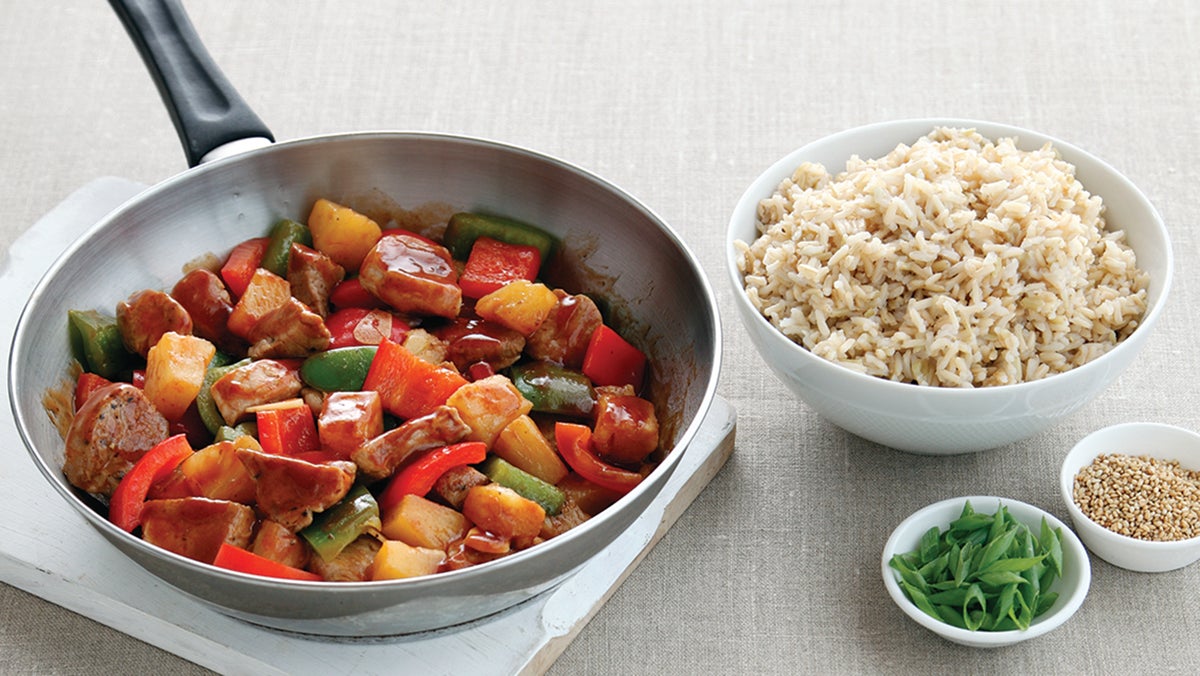 Sweet & Sour Pineapple Pork StirFry Recipe