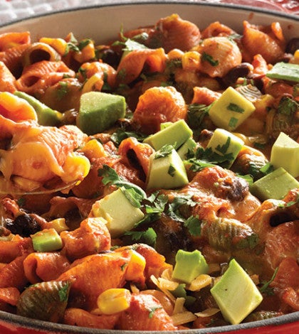 Creamy Southwestern Shells with Black Beans image None