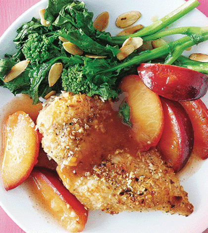 Five-Spice Chicken with Fresh Plum Sauce image None