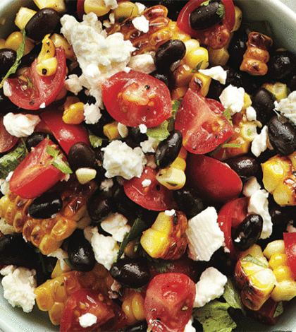 Grilled Corn & Black Bean Salad with Cilantro image None