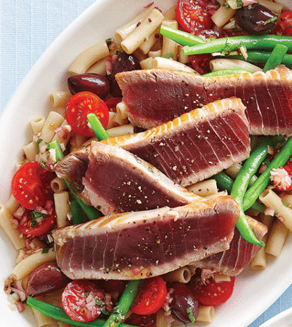 Pasta Niçoise with Brown Rice Ziti image None