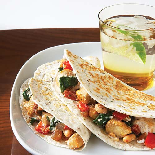 ChickenSpinachQuesadilla