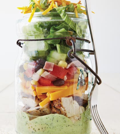 Southwest Chicken Salad with Whipped Avocado Dressing image None