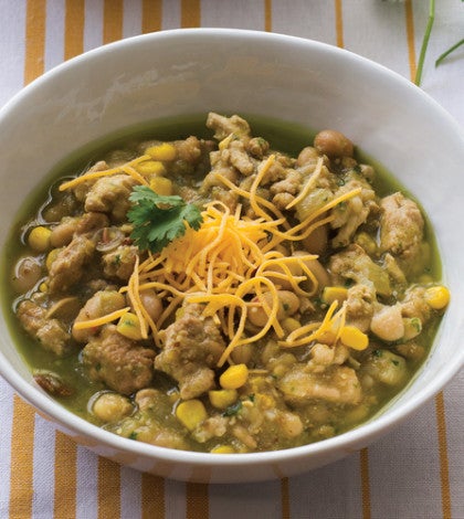 Turkey & Tomatillo Chili with Chipotle & Cilantro image None