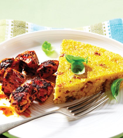 Hungarian Chicken with Parmesan Polenta Recipe image None