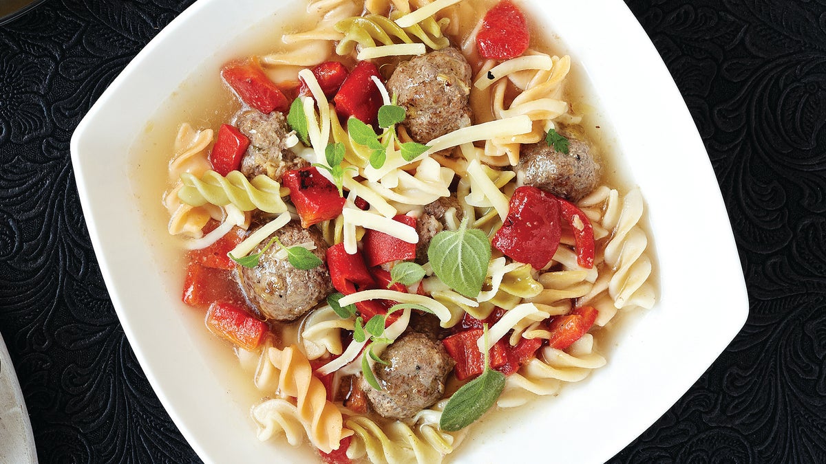 Meatball & Rotini Soup Recipe Healthy Soup Recipes