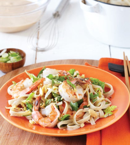 Thai Peanut Noodles with Shrimp image None