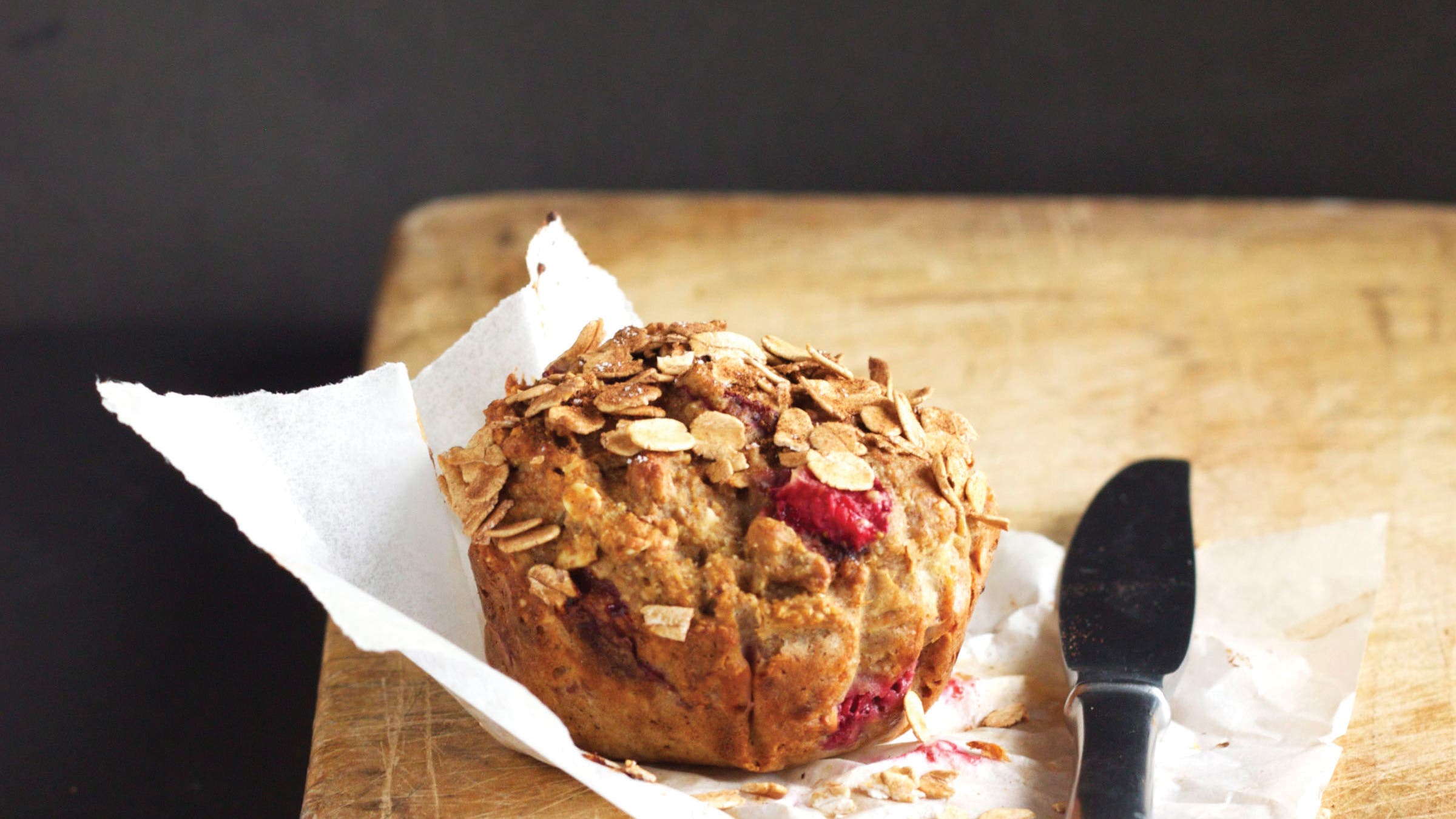 CE_muffin2 Strawberry Rhubarb Muffins