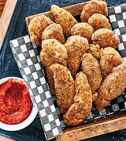 Chicken Fingers with Marinara Sauce image None