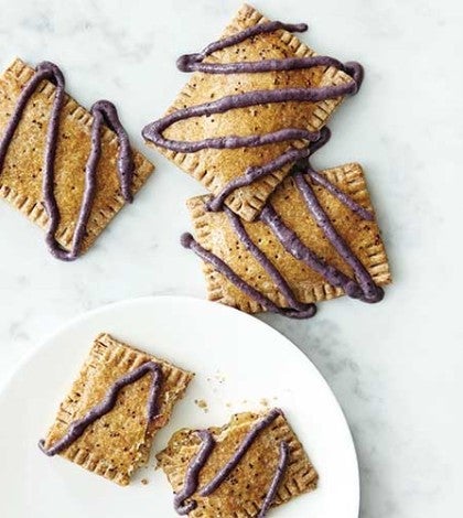 Lemon Poppy Seed Tarts with Blueberry Maple Drizzle image None