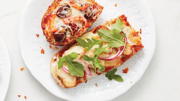 Savory-Roast-Chicken-Whole-Grain-Baguette-Pizza-74_web Savory Roast Chicken Whole Grain Baguette Pizza recipe