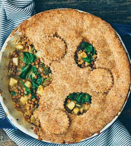 Spinach, Lentil & Ale Pot Pie image None