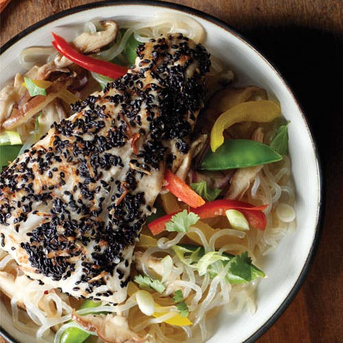 2SHOT-2-GRAIN-FREE-PROTEIN-SOUP-&-STIRFRY Halibut Vegetable Stir-Fry Recipe