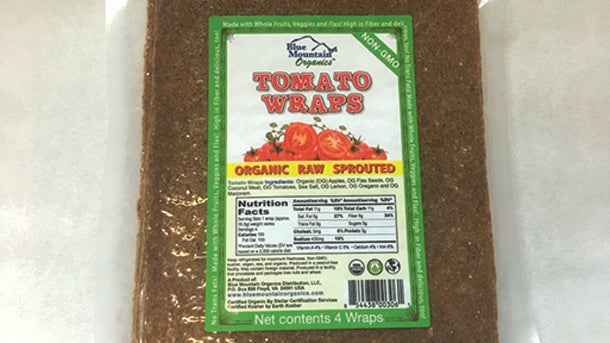 Gluten-Free Tomato Wrap