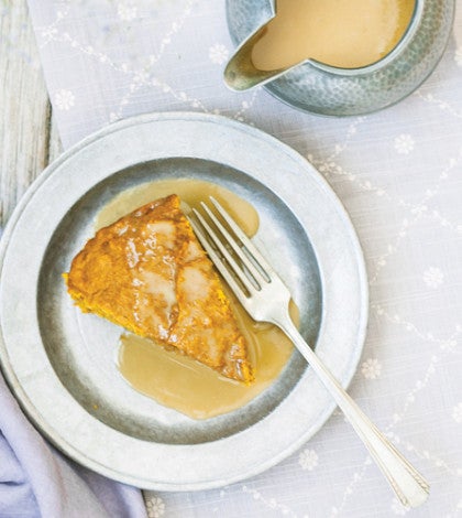 Pumpkin Spice Cake with Caramel Sauce image None