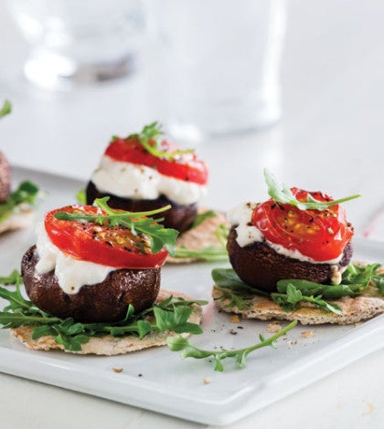 Burrata Mushroom Bites image None
