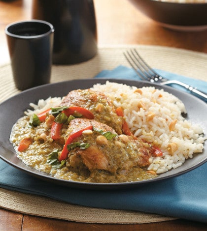 Slow-Cooker Thai Green Curry Chicken image None