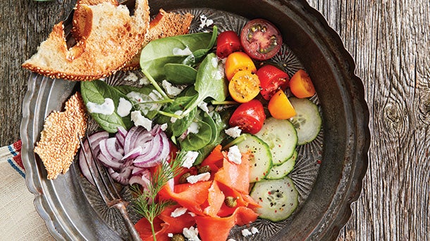 Bagel salad Bagel salad
