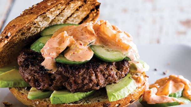 Kimchi burger