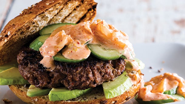 Kimchi burger Kimchi burger