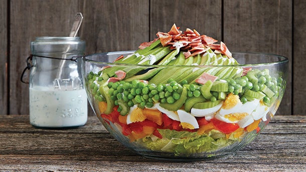 seven layer salad seven layer salad