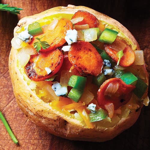 StuffedPotatoesRESIZED Stuffed Potatoes with Roasted Veggies