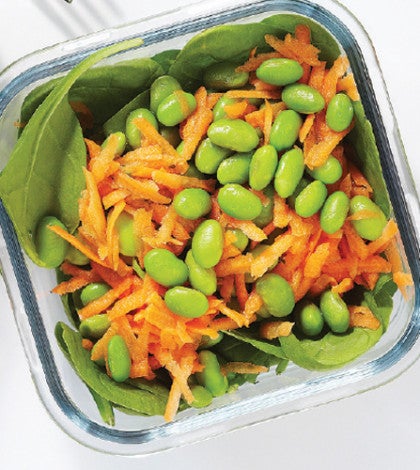 Sweet & Sour Edamame Salad with Spinach image None